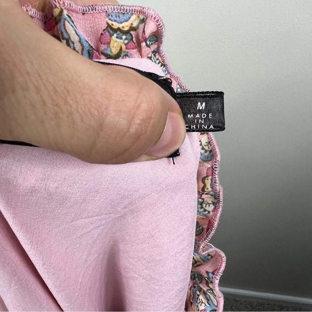 Code X Mode Long Sleeve Pleated Chiffon Mini Dres… - image 3